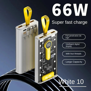 Transparent 66W Power Bank